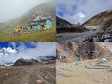 7 4 Trekking From Jark Kharka To Langmale Kharka, Along Barun Khola To Sherson With Chamlang East The trail from Jark Kharka (4210m) takes only 25 minutes to climb to the meadows of Langmale Kharka (4405m, also called Yak Kharka) where there is a hotel and shop. Beyond Langmale Kharka the trail climbs over a ridge and ascends alongside a moraine to Merek (4570m) a few sandy campsites above the river, taking 40 minutes from Langmale Kharka. Just after Merek, the valley turns west with views to Chamlang East and then slightly north to Sherson (4660m) on a grassy plain, taking another 55 minutes.